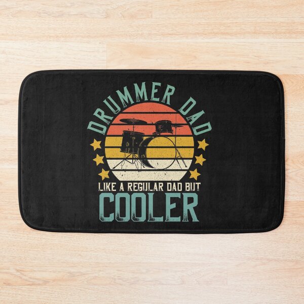 Item preview, Retro Father's Day Drummer Dad Like A Regular Dad But Cooler designed and sold by DreamColor.