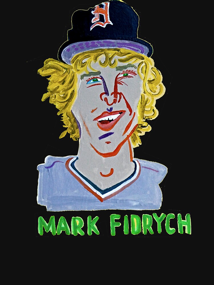 Mark Fidrych Active T-Shirt for Sale by Steve Spencer