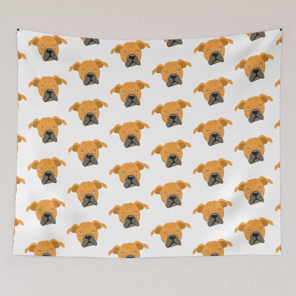 Item preview, Bulldog face designed and sold by jazzydevil.