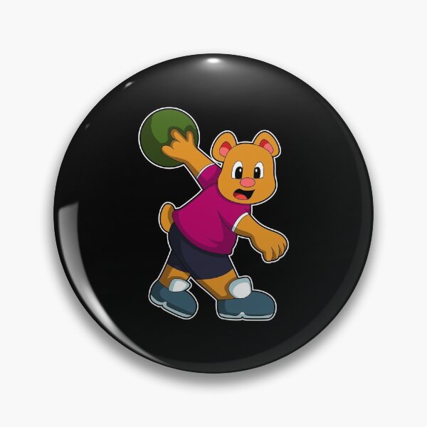 Item preview, Bear at Bowling with Bowling ball designed and sold by Snabdesign84.