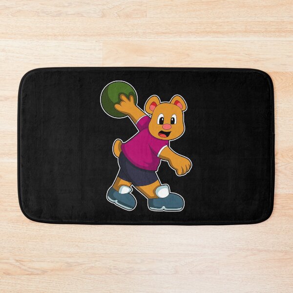 Item preview, Bear at Bowling with Bowling ball designed and sold by Snabdesign84.
