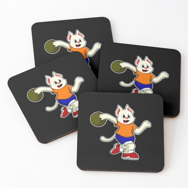 Item preview, Cat at Bowling with Bowling ball designed and sold by Snabdesign84.
