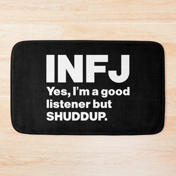 Item preview, INFJ Yes, I'm a good listener but SHUDDUP (MBTI Merch) designed and sold by lamweixing.