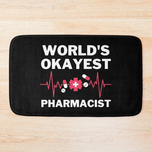Item preview, World's Okayest And Best Pharmacist designed and sold by livegood.
