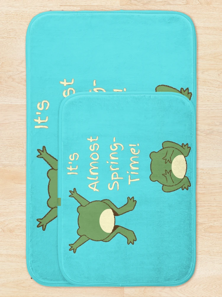Thumbnail 5 of 6, Bath Mat, Spring-Time Frog designed and sold by InAsianSpaces.