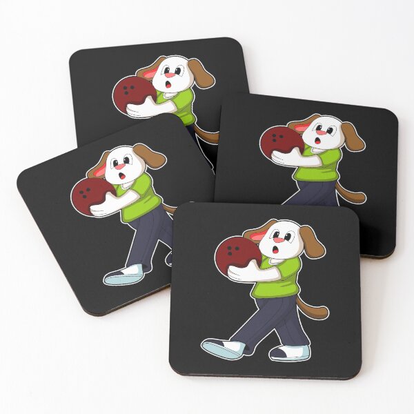 Item preview, Dog at Bowling with Bowling ball designed and sold by Snabdesign84.
