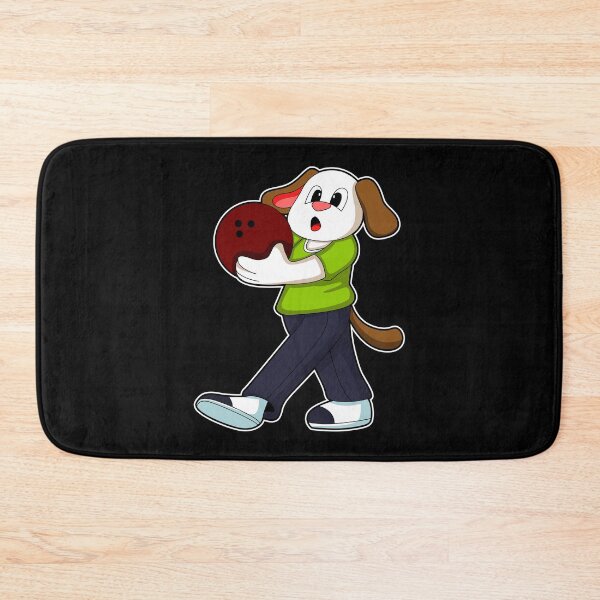 Item preview, Dog at Bowling with Bowling ball designed and sold by Snabdesign84.