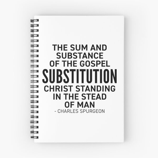 Item preview, Substitution - CH Spurgeon Quote designed and sold by HalpinDesign.