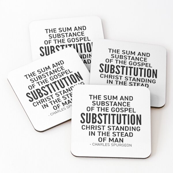 Item preview, Substitution - CH Spurgeon Quote designed and sold by HalpinDesign.