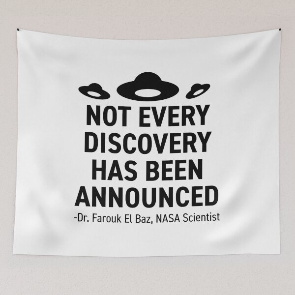 Item preview, Alien Discovery Quote designed and sold by HalpinDesign.