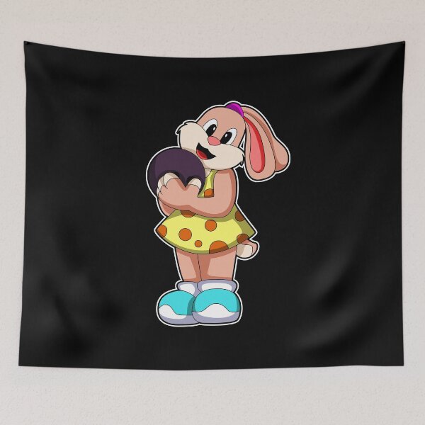 Item preview, Rabbit at Bowling with Bowling ball designed and sold by Snabdesign84.