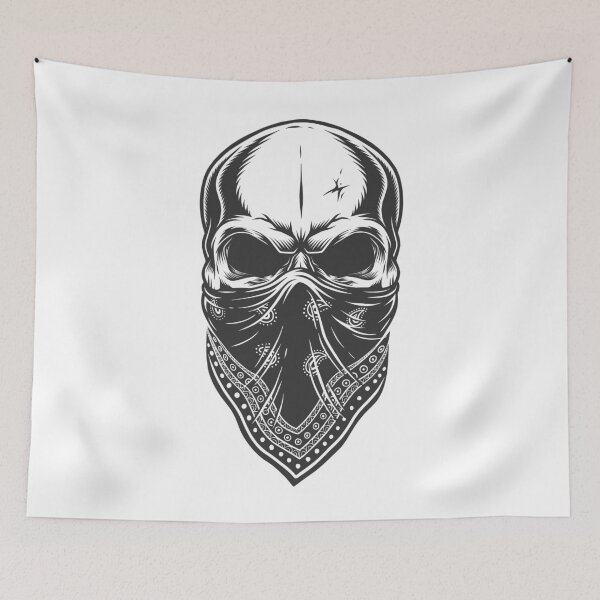 Item preview, gangsta skull designed and sold by Moueddene.