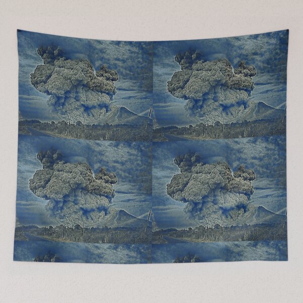 Item preview, The Volcano Ashes That Bright Up The Landscape designed and sold by ArtForYourStuff.