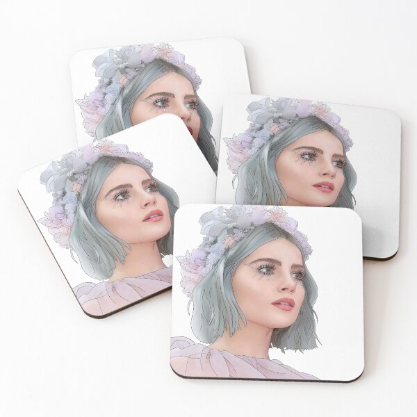 Item preview, Midsommer Night’s Dream | Girl with the Pastel Flower Crown designed and sold by Aryeh Studio.