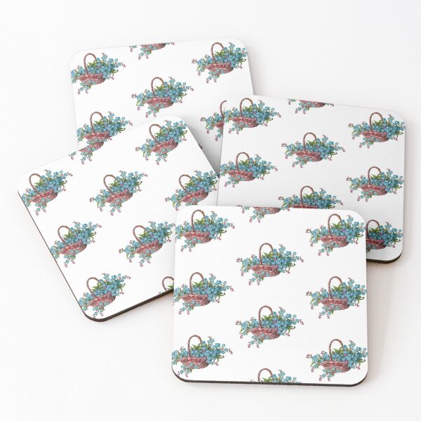 Item preview, Victorian vintage forgetmenots designed and sold by LittleBettyMakes.