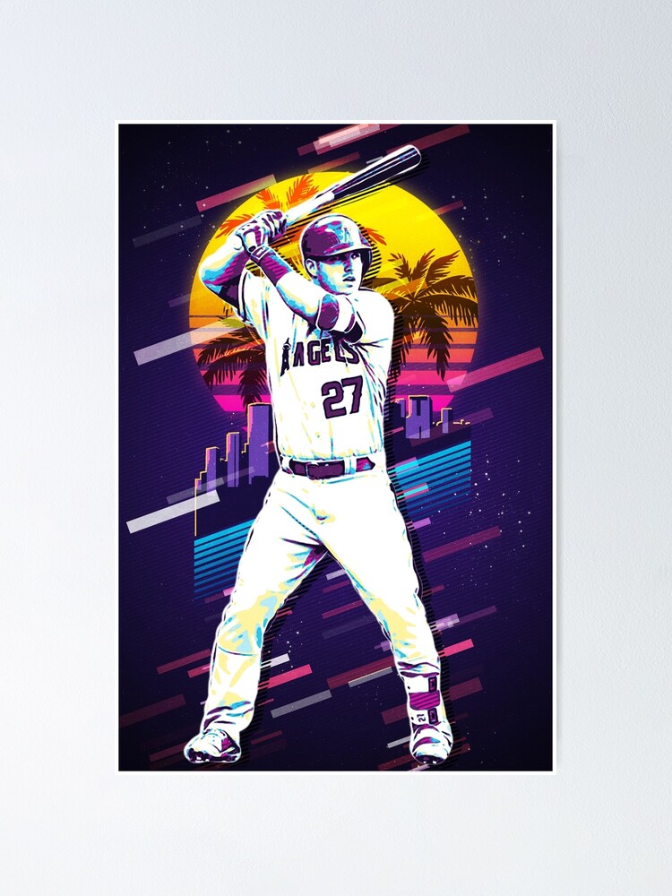 Mike Trout Jersey  Framed Art Print for Sale by athleteart20