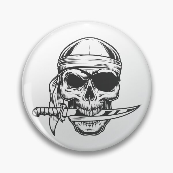 Item preview, pirate skull designed and sold by Moueddene.