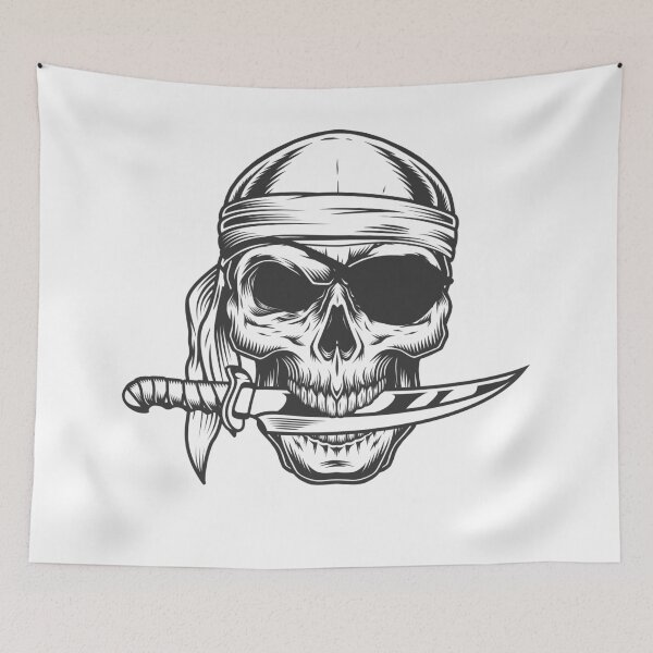 Item preview, pirate skull designed and sold by Moueddene.