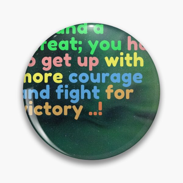 Item preview, after a great fall and a defeat; you have to get up with more courage and fight for victory ..! designed and sold by pirikiti64-.
