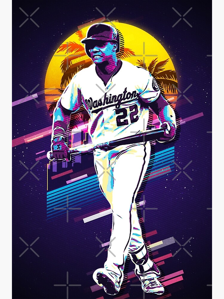  DERBUT Juan Soto Baseball Star Art Poster Canvas Art