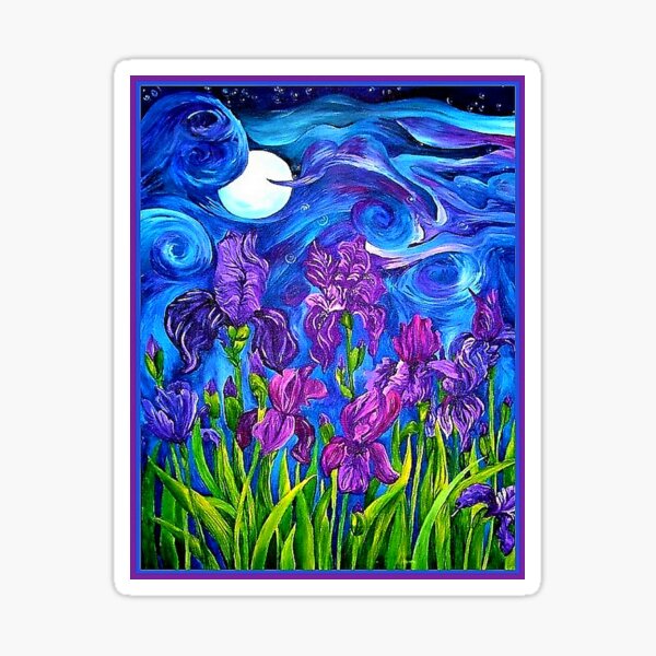 Item preview, Night Irises designed and sold by PaniaBrown.