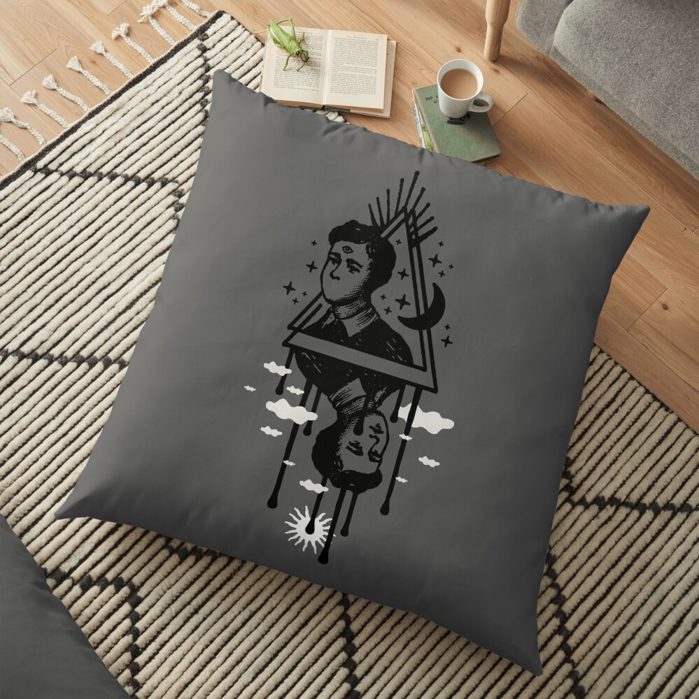Wander the Night Floor Pillow