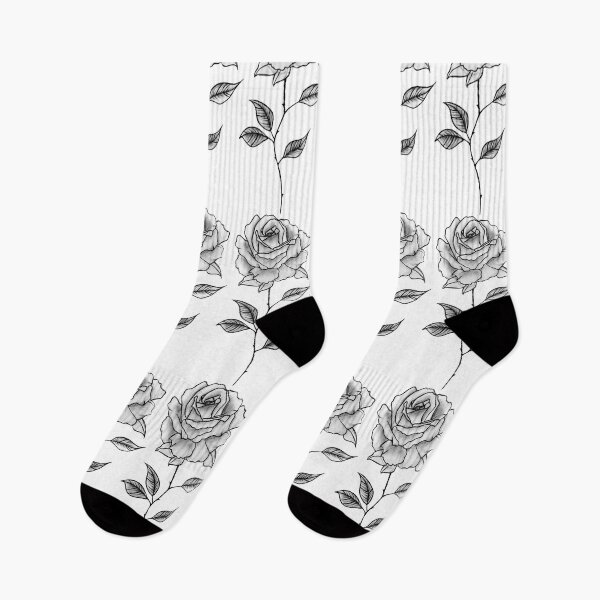 Item preview, Black and white rose designed and sold by MariiaCreation.