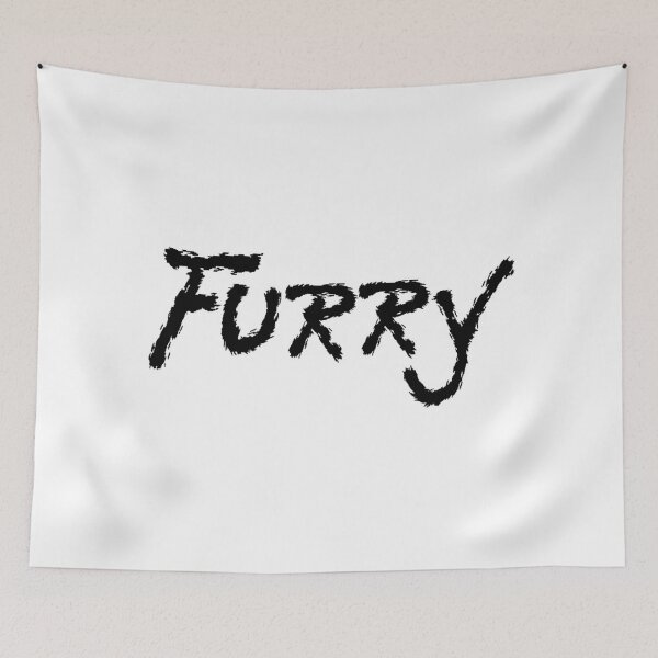 Item preview, Furry: A single word that says everything - Black designed and sold by Beijo-Vertical.