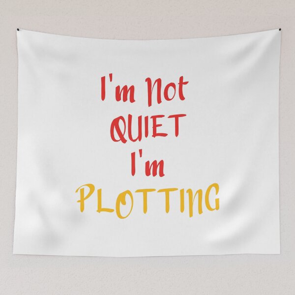 Item preview, I'm Not Quiet I'm Plotting Classic T-shirt - Gift For Writers and Author shirt designed and sold by Achrafilla1.