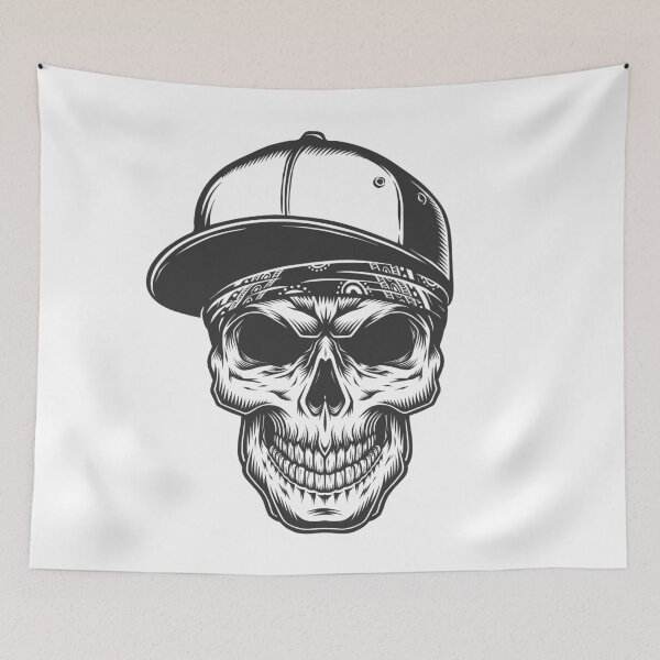 Item preview, rapper skull designed and sold by Moueddene.