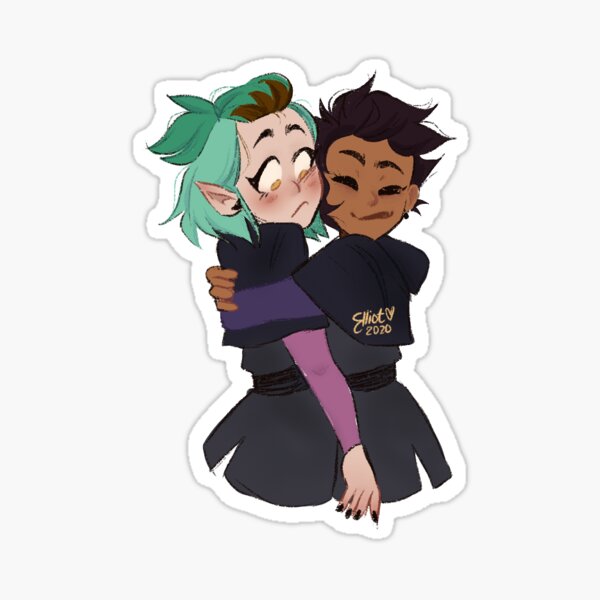 hugs ! - lumity Sticker