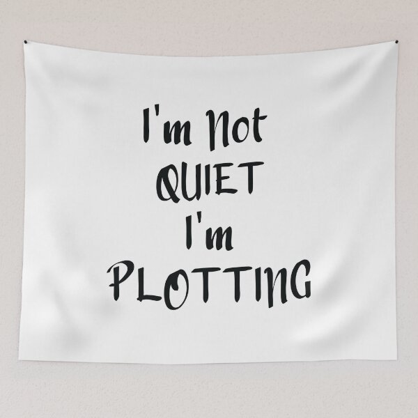Item preview, I'm Not Quiet I'm Plotting Classic T-shirt - Gift For Writers and Author shirt designed and sold by Achrafilla1.