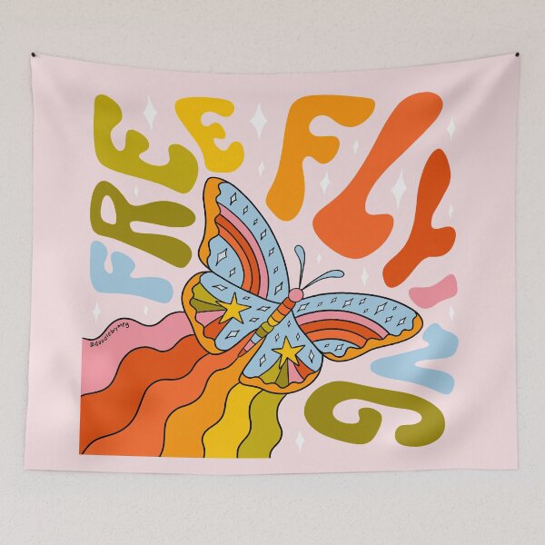 Item preview, Free Flying designed and sold by doodlebymeg.