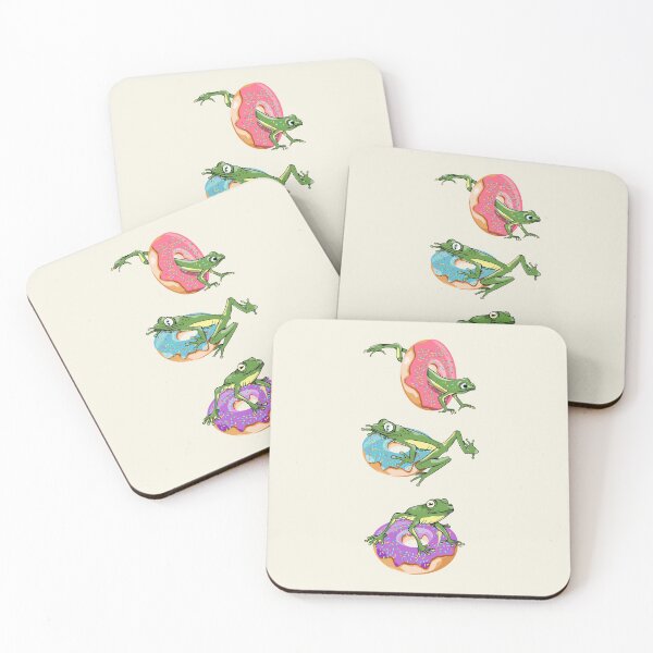 Item preview, Frogs and doughnuts designed and sold by piedaydesigns.