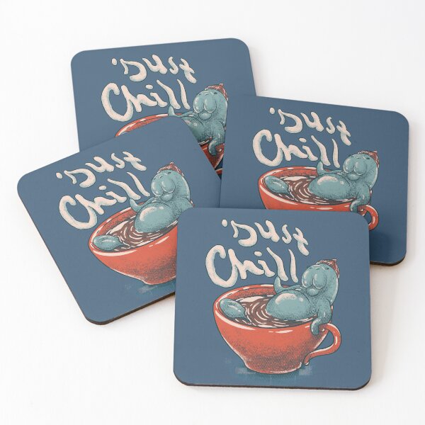 Item preview, Manatee Chilling in a Tea Cup - Just Chill | Coffee Mug Dugong | Mana Tea | Manatee County designed and sold by Any Color Designs.