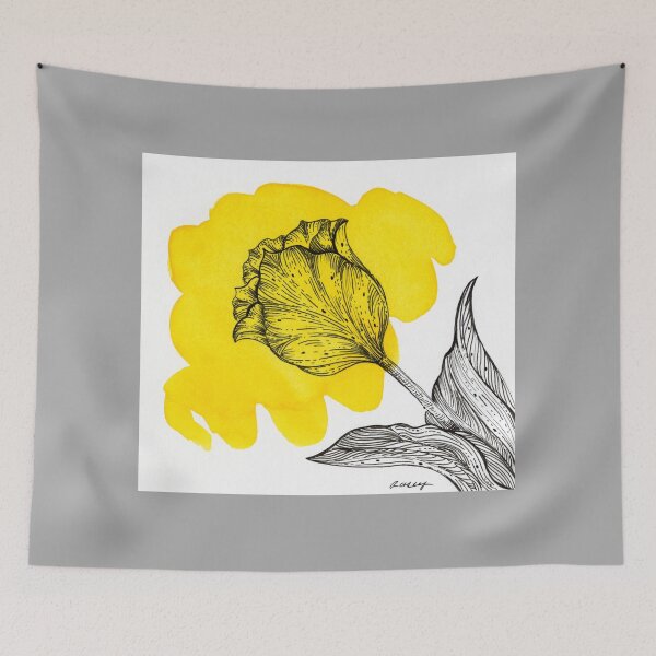 Item preview, Tulipán amarillo splash designed and sold by StudioLRM.