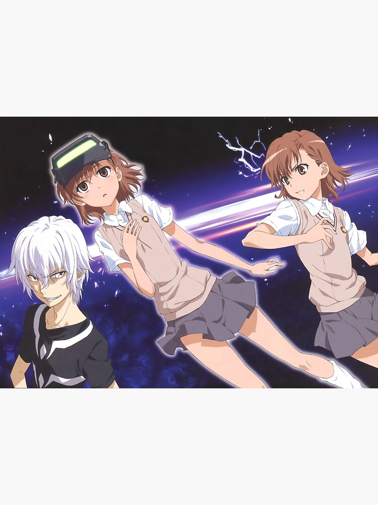 "Toaru Series Misaka Mikoto, Misaka Imouto & Accelerator" Poster by