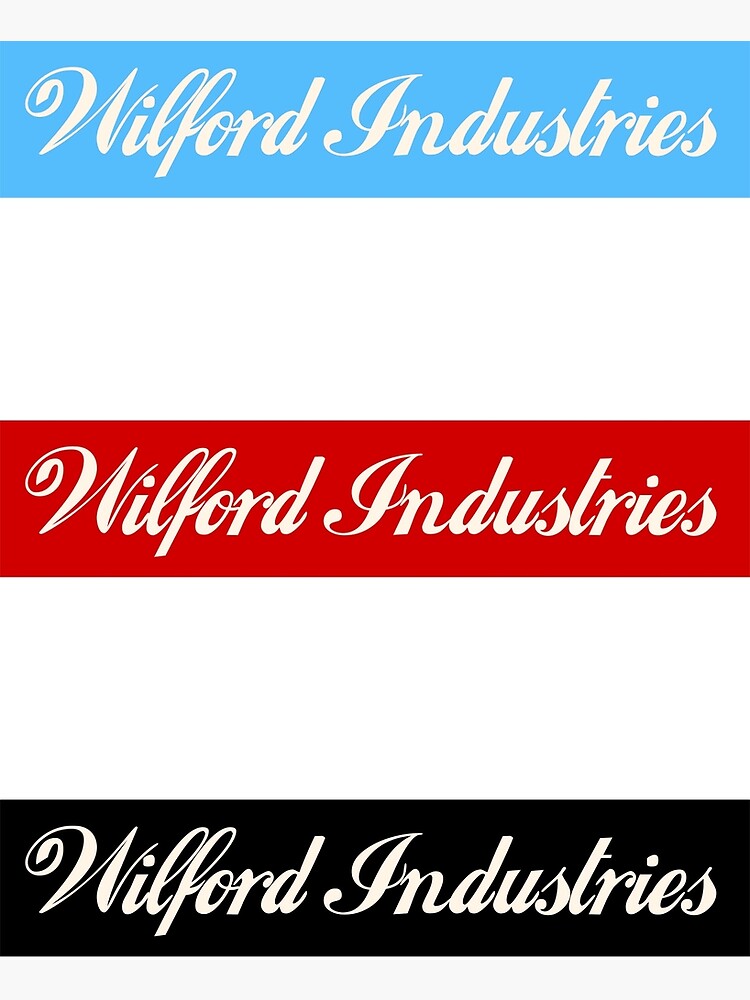 "Wilford Industries Sticker Wilford Industries Sticker pack