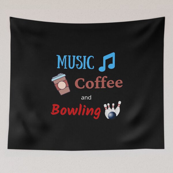 Item preview, Music, Coffee, and Bowling designed and sold by TommysShop.