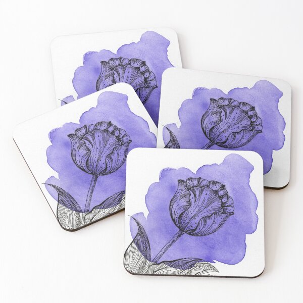 Item preview, Purple Splash Tulip designed and sold by StudioLRM.