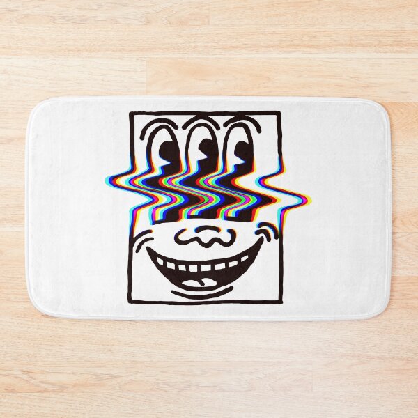 Item preview, Three Eyed Smiling Face Glitch designed and sold by idea-is-king.