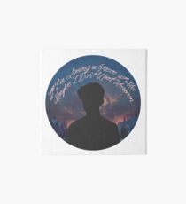 Troye Sivan - Heaven Lyrics Art Board