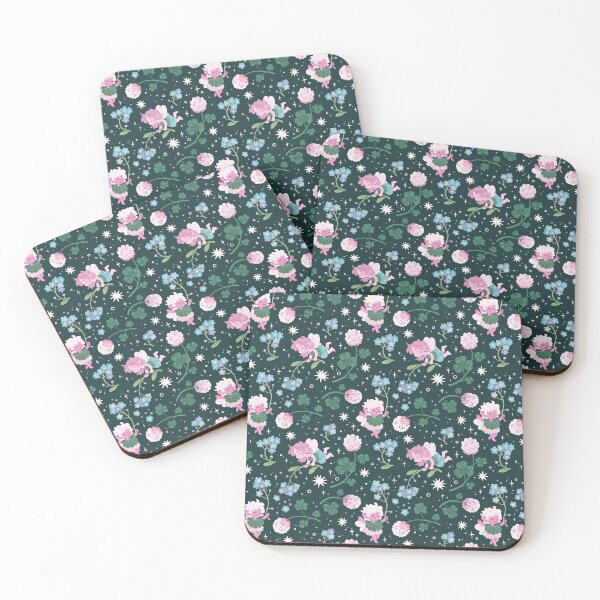 Item preview, Fairies and Florals Pattern 1 designed and sold by Rowan Kingsbury.