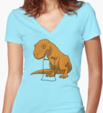 Foiled Again Women's Fitted V-Neck T-Shirt