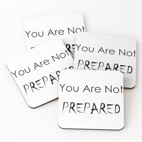 Item preview, you are not prepared designed and sold by askarne.