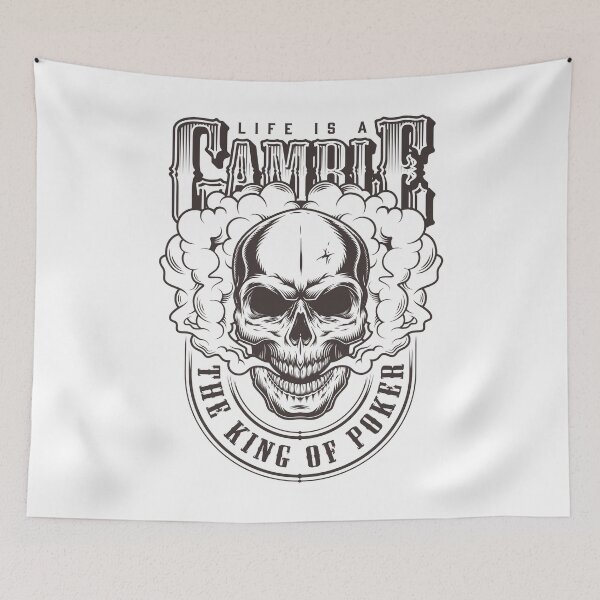 Item preview, gambler skull designed and sold by Moueddene.