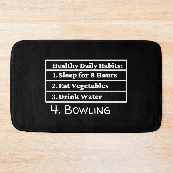 Item preview, Bowling and Daily Habits designed and sold by TommysShop.