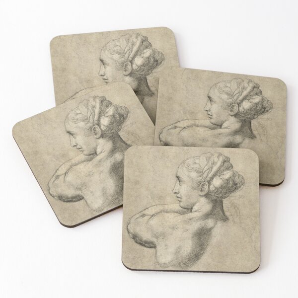 Item preview, Rafaël - Study of the Head and Left Shoulder of a Woman Rafaël designed and sold by SEEMUELLER.