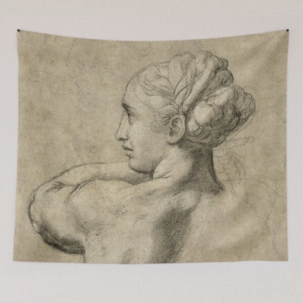 Item preview, Rafaël - Study of the Head and Left Shoulder of a Woman Rafaël designed and sold by SEEMUELLER.