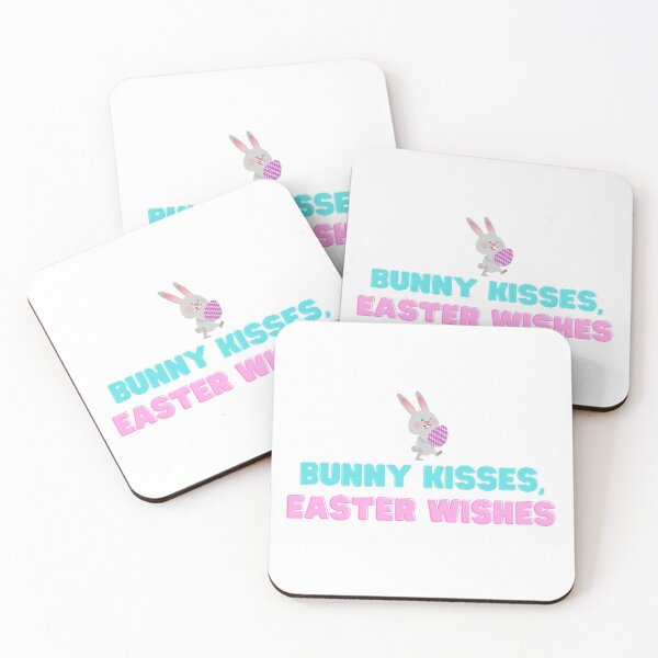 Item preview, Bunny Kisses, Easter Wishes - Happy Easter designed and sold by CoolHippoQuotes.